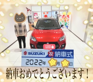 スイフトスポーツ納車しました!(^^)!